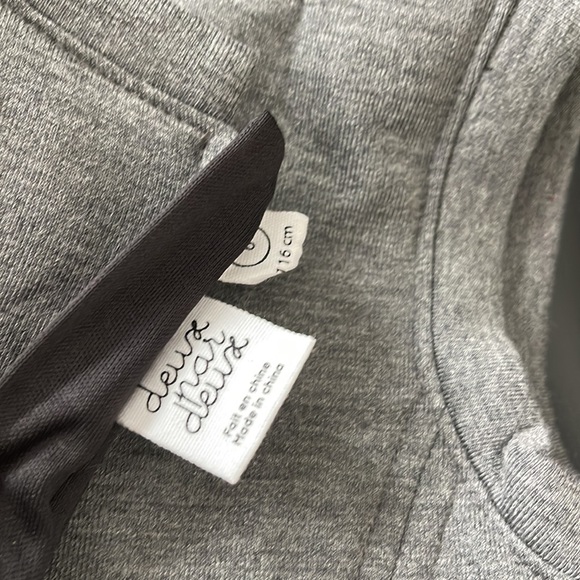 Deux Par Deux Girls 6 Dress Beautiful Grey Dress - Picture 6 of 6